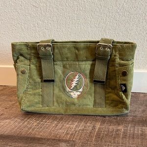 Green Corduroy Grateful Dead purse.